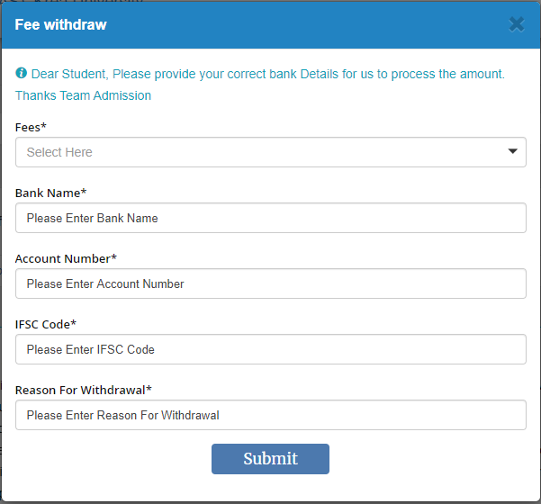 All About Withdrawal Process – Meritto